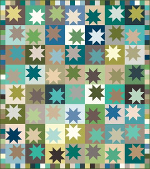 Dancing Stars Quilt Pattern by Christa Watson (CQ148) - Introductory Sale