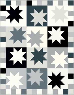Dancing Stars Quilt Pattern by Christa Watson (CQ148) - Introductory Sale