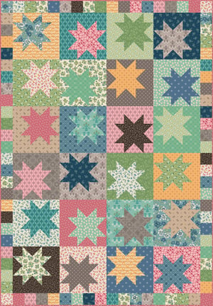 Dancing Stars Quilt Pattern by Christa Watson (CQ148) - Introductory Sale