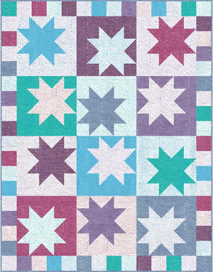 Dancing Stars Quilt Pattern by Christa Watson (CQ148) - Introductory Sale