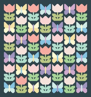 Butterfly Blossoms Quilt Pattern by Christa Watson (CQ149) - Introductory Sale