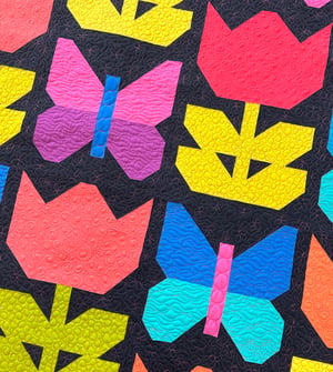 Butterfly Blossoms Quilt Pattern by Christa Watson (CQ149) - Introductory Sale