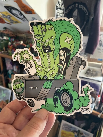 Image of HOT RODDERS  - STICKER 