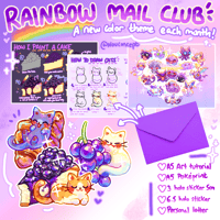 🌈✨ FULL RAINBOW MAIL CLUB (purple) ✨🌈