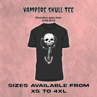 Vampire Skull Tee Pre-order