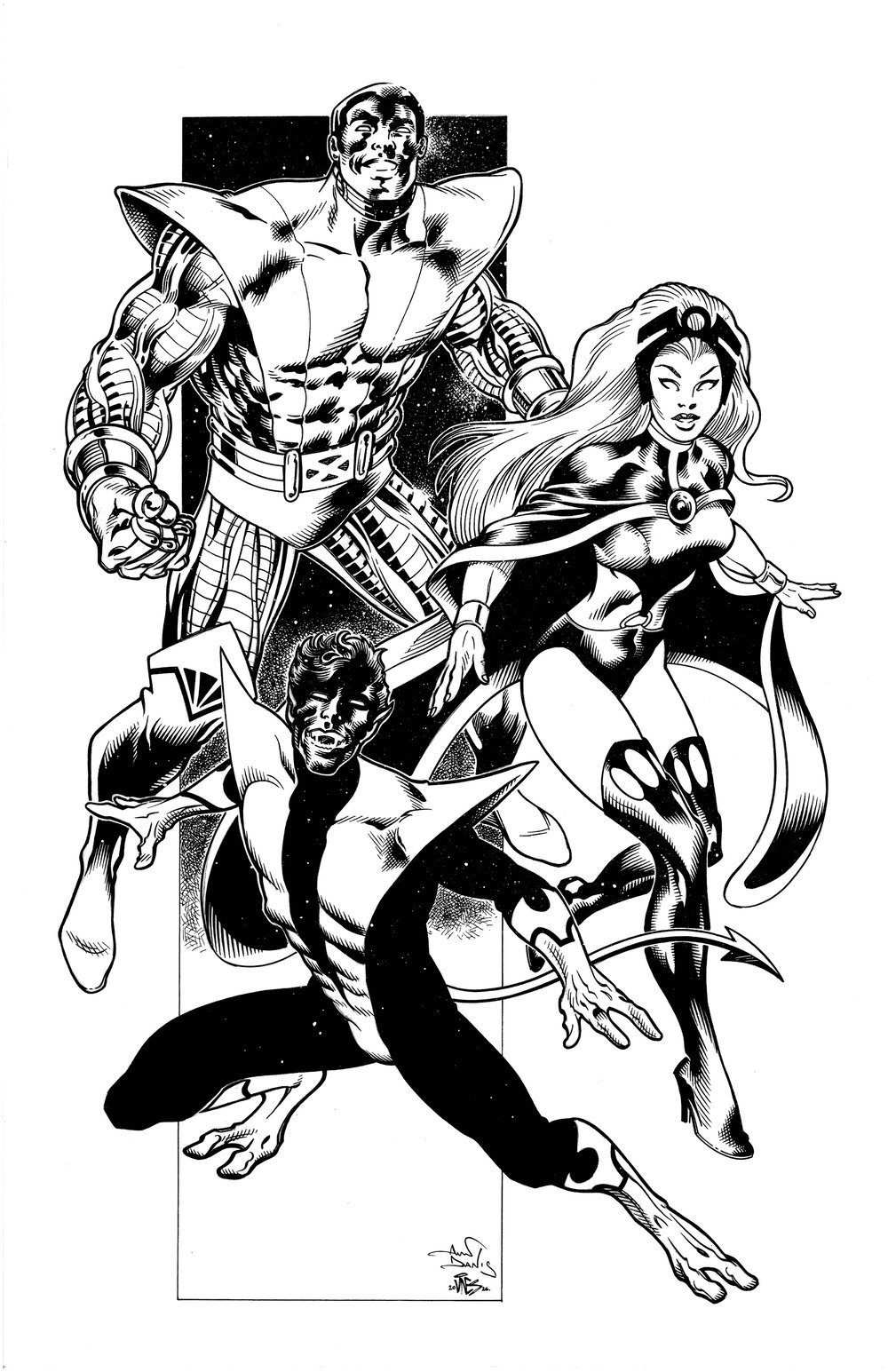 Image of X-men Trio Pinup.