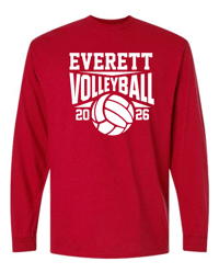 Everett Volleyball Long Sleeve Design 1