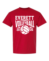 Everett Volleyball TShirt Design 1