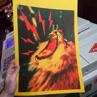 Image 2 of Tiger Roar Riso Print