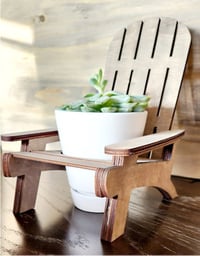 Adirondack Chair Plant Holder-Custom