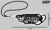 Image 2 of Arowana - Lino Printed Charms