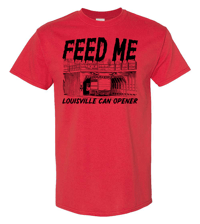 Image 1 of Feed Me on Gilda 5000 Red shirt