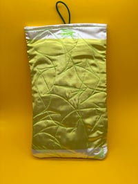 Image 2 of Somnium x Celestial Collections: Small Green Book Bag with Portal Print and Ouroboros Button