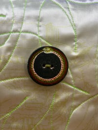 Image 4 of Somnium x Celestial Collections: Small Green Book Bag with Portal Print and Ouroboros Button