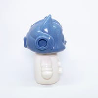 Image 4 of Catstronaut! - Light Blue Granite With Bright White