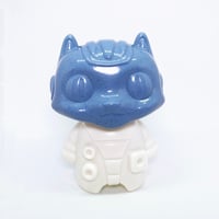Image 1 of Catstronaut! - Light Blue Granite With Bright White