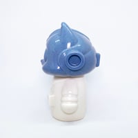 Image 2 of Catstronaut! - Light Blue Granite With Bright White