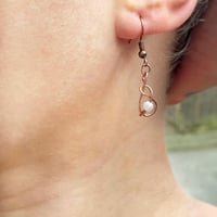 Image 1 of Copper fancy earrings 