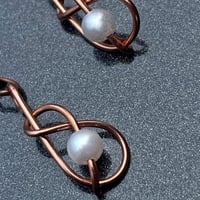 Image 3 of Copper fancy earrings 