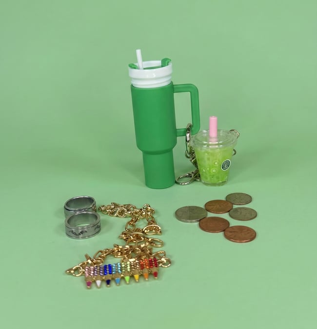 Green Refresher Tumblr Keychain