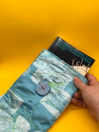 Image 3 of Somnium x Celestial Collections: Small Blue Book Bag with Diagram Print and Spiral Button