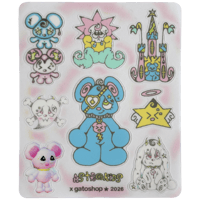 Image 1 of kawaii sticker sheet