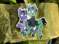 Image 2 of Nygmobbleponies Sticker