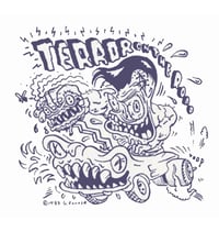 Image 1 of Gary Panter's TERROR ON THE ROAD T-Shirt - LIGHT