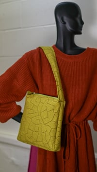 Image 3 of Shoulder Bag in Neon Green