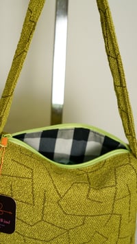 Image 2 of Shoulder Bag in Neon Green