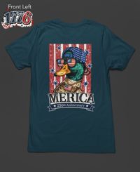 Image 4 of 250th Merica Duck Tee