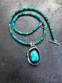 Image 1 of Turquoise Beaded Necklace