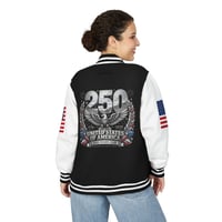 Image 2 of 250 Years USA Letterman Jacket – Patriotic Eagle Varsity Jacket
