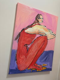 Image 3 of Girl In Red Jumpsuit