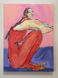 Image 2 of Girl In Red Jumpsuit