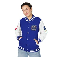 Image 4 of 250 Years USA Letterman Jacket – Patriotic Eagle Varsity Jacket