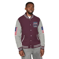 Image 3 of 250 Years USA Letterman Jacket – Patriotic Eagle Varsity Jacket
