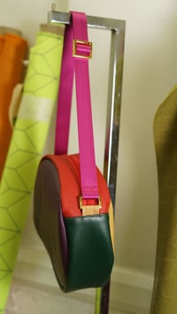 Image 5 of Colorblock Winnie Handbag with Pink Strap