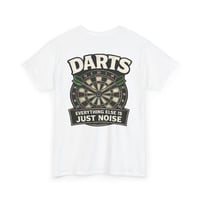 Image 1 of Bold Darts T‑Shirt – Funny Dartboard Player Tee for League & Bar Game Fans