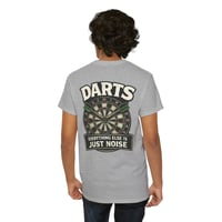 Image 4 of Bold Darts T‑Shirt – Funny Dartboard Player Tee for League & Bar Game Fans