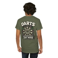 Image 5 of Bold Darts T‑Shirt – Funny Dartboard Player Tee for League & Bar Game Fans