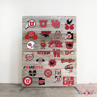 Image 3 of Utah Utes College Design SVG Files, Cricut, Studio, Digital Cut Files