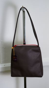 Image 2 of Shoulder Bag in Brown Faux Leather