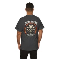 Image 5 of Dartboard Skull T‑Shirt – Bold Skull Dart Graphic Tee for Dart Players & League Nights