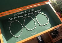 Image 2 of Faux pearl and stainless steel necklace, bracelet and earrings set