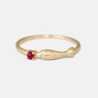Image 1 of Ruby Dreaming Koi Ring