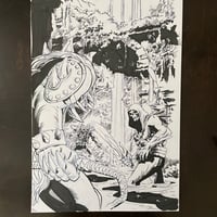 Image 5 of Escape from Snake Mountain Original Art