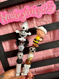 Image 4 of Snoopy and Charlie Brown beaded pen ✨