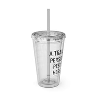 Image 2 of A Trans Person Peed Here - Tumbler