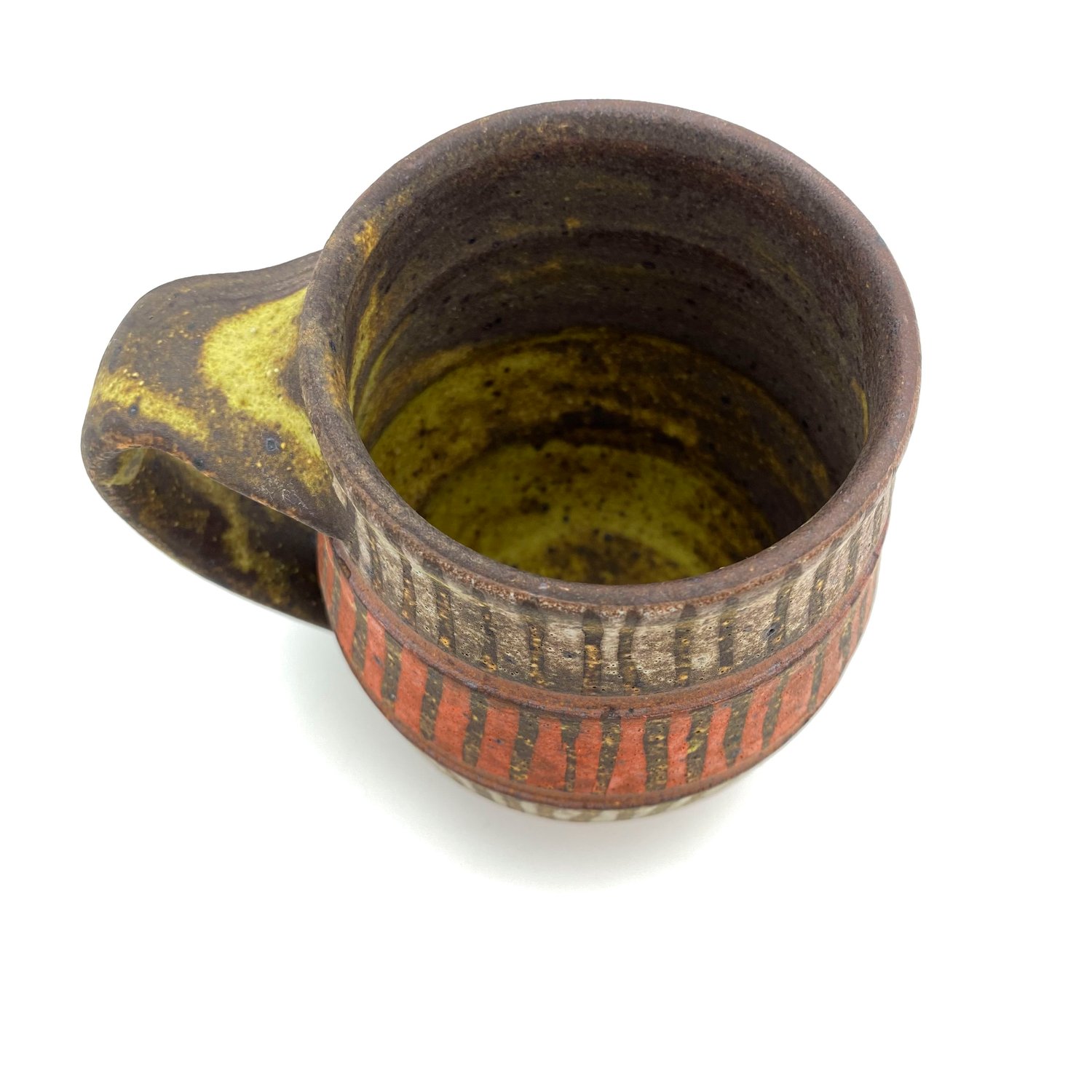 Image of Mug (red+stripe)